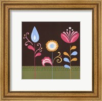 Framed Patchwork Garden IV