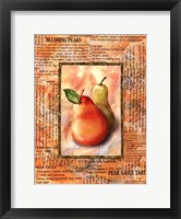 Framed Blushing Pears