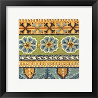 Framed Eastern Textile I