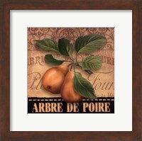 Framed French Pears
