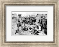 Framed Armentieres Trench