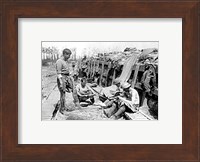 Framed Armentieres Trench