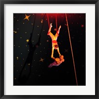 Framed Continental Circus Double Trapeze Act