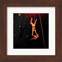 Framed Continental Circus Double Trapeze Act
