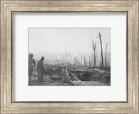 Framed French Trench Battle