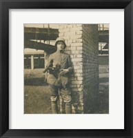 Framed German Trooper France 1918