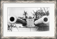 Framed HMS Dreadnought Guns LOCBain