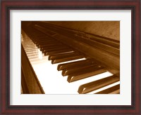 Framed Klavier Tastatur