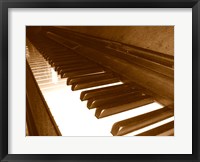 Framed Klavier Tastatur