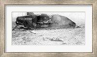 Framed Mark IV Tank Exploded