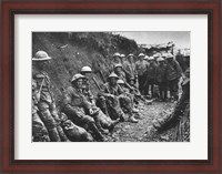 Framed Royal Irish Rifles Ration Party Somme July 1916
