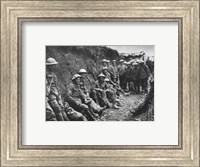 Framed Royal Irish Rifles Ration Party Somme July 1916