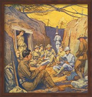 Framed Studying French in the Trenches