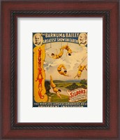 Framed Trapeze Artists, Barnum & Bailey, 1896