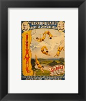 Framed Trapeze Artists, Barnum & Bailey, 1896