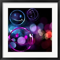 Framed Bounce Smiley Faces