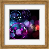 Framed Bounce Smiley Faces