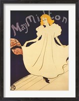 Framed Lautrec May Milton 1895