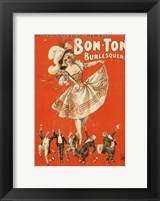 Framed Bon-Ton Burlesquers Vertical