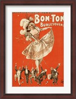 Framed Bon-Ton Burlesquers Vertical