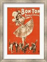 Framed Bon-Ton Burlesquers Vertical