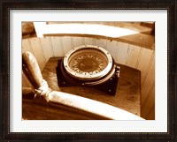Framed Classic Nautical Compass