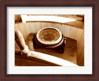 Framed Classic Nautical Compass