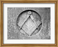 Framed Masons Compass