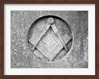 Framed Masons Compass