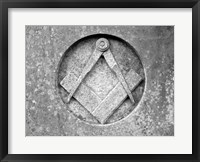 Framed Masons Compass