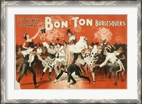 Framed Bon-Ton Burlesquers