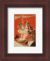 Framed Bon-Ton Burlesquers With Server