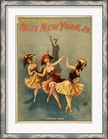 Framed Miss New York Jr. - A Midnight Frolic