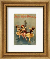 Framed Miss New York Jr. - A Midnight Frolic