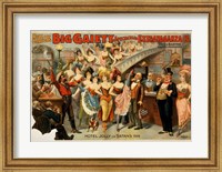 Framed Big Gaiety's Spectacular Extravaganza Co.