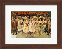 Framed Gaiety Dancers