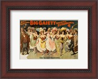 Framed Gaiety Dancers
