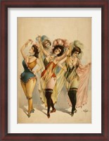 Framed Gaiety Dancers