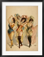 Framed Gaiety Dancers