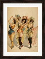 Framed Gaiety Dancers