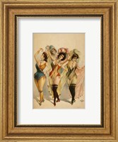 Framed Gaiety Dancers