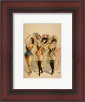 Framed Gaiety Dancers