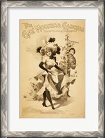 Framed Gay Morning Glories Vaudevillers & Burlesquers