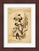 Framed Gay Morning Glories Vaudevillers & Burlesquers