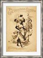 Framed Gay Morning Glories Vaudevillers & Burlesquers