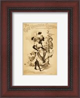 Framed Gay Morning Glories Vaudevillers & Burlesquers