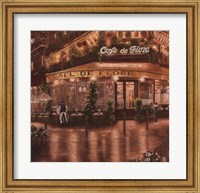 Framed Cafe De Flore