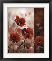 Framed Wild Poppies II