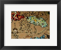 Framed Graffiti Skulls