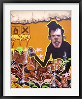 Framed Graffiti Portrait